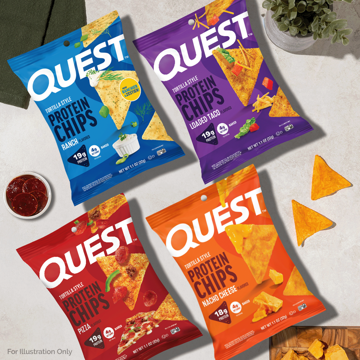 Variety Pack Tortilla Style Protein Chips