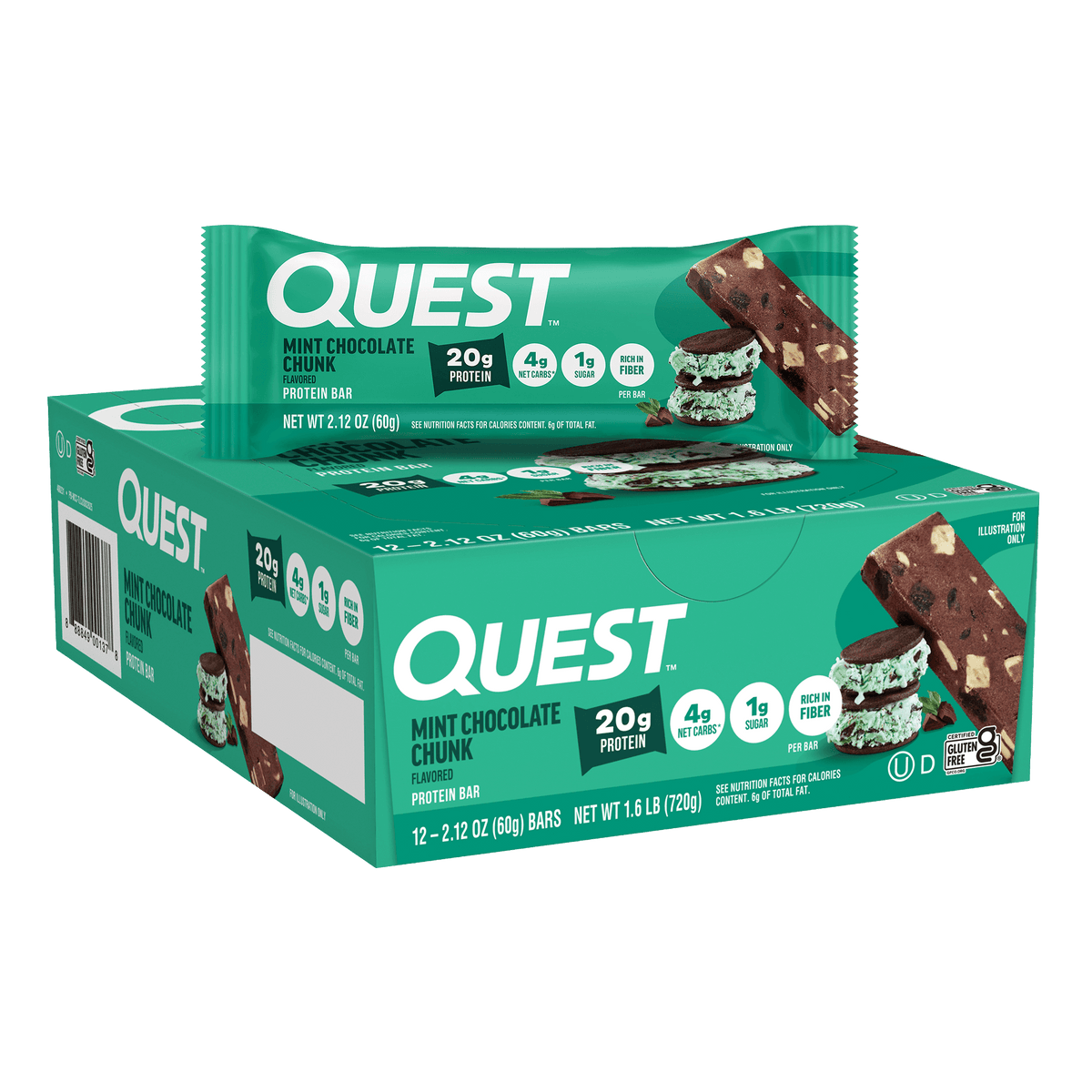 Large Protein Bar Bundle; 4 x 12ct. boxes - Save 10%