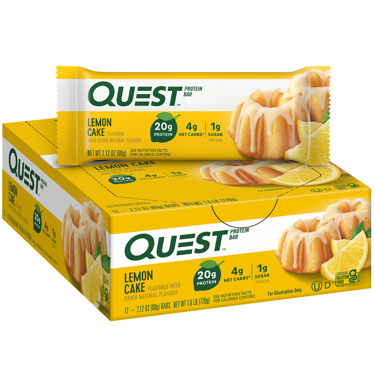 Large Protein Bar Bundle; 4 x 12ct. boxes - Save 10%