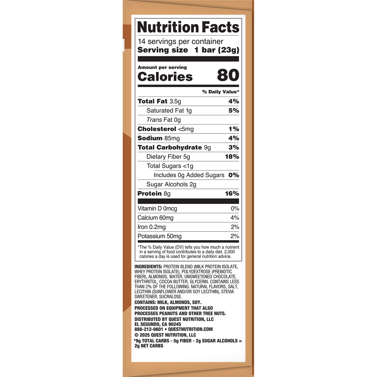 Mini Chocolate Chip Cookie Dough Protein Bars