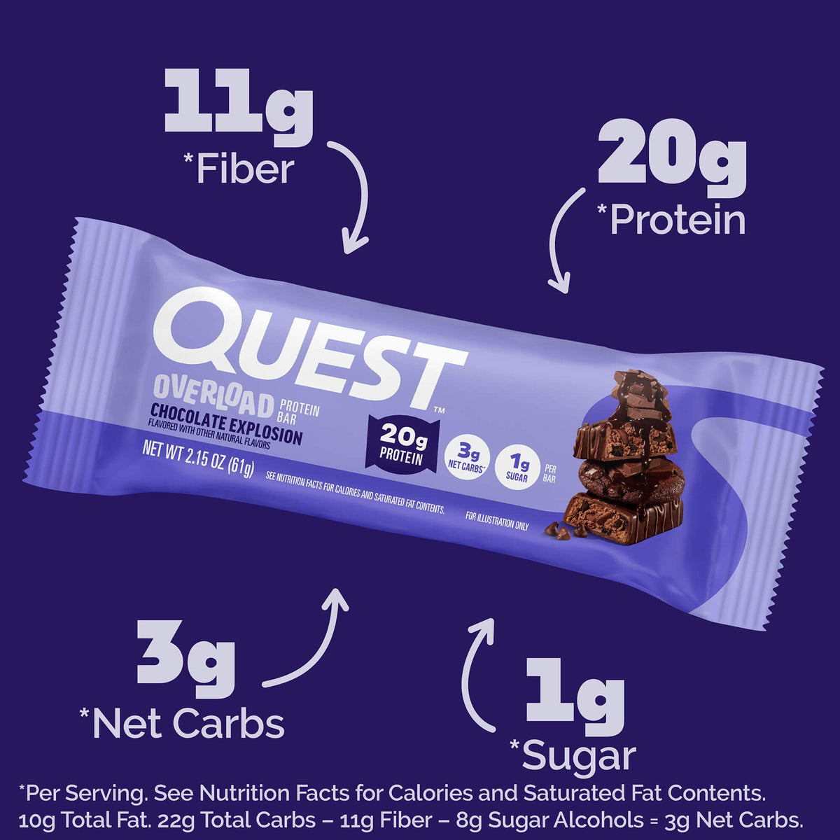 Chocolate Explosion Overload Bar