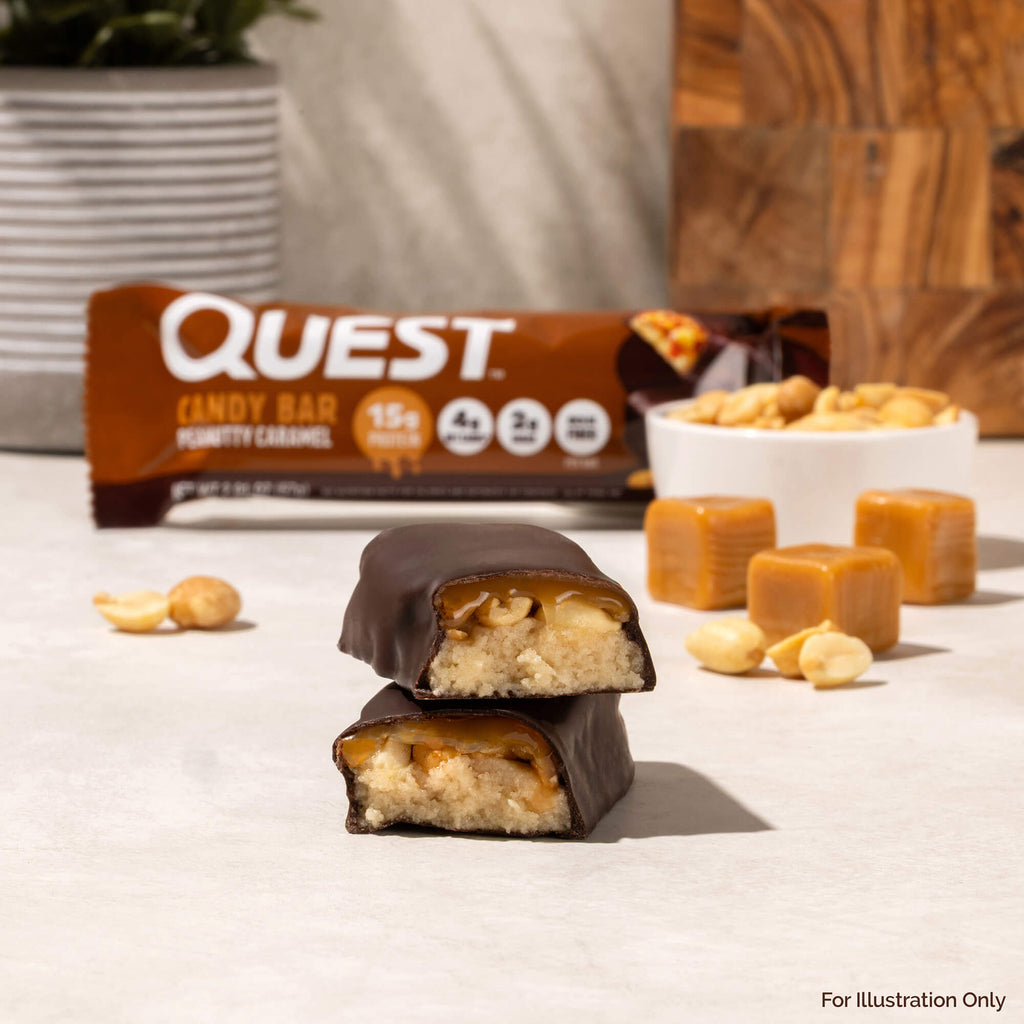 Peanutty Caramel Candy Bars