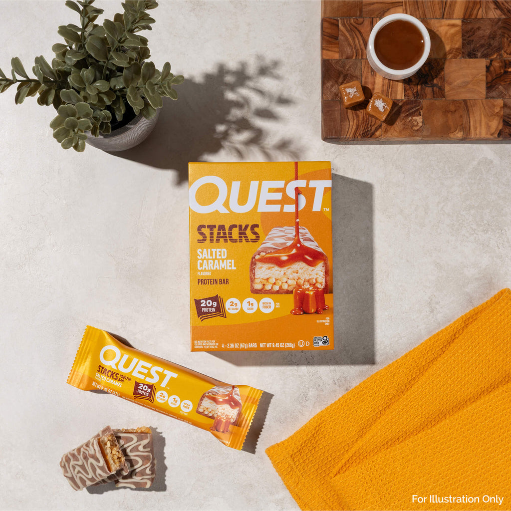 Salted Caramel Stacks Bars